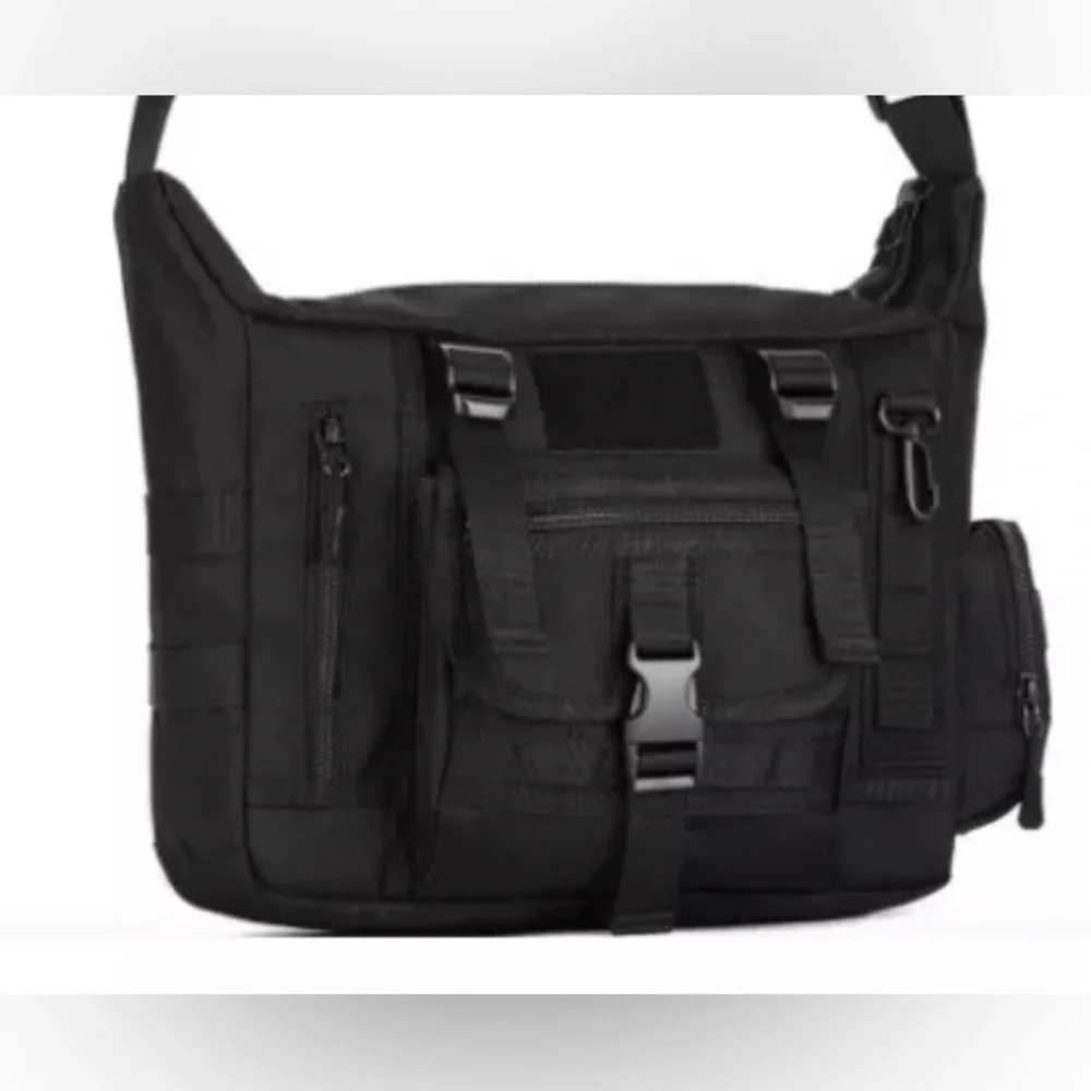 Protector Plus Tactical Messenger Bag w/ Opard Sports Water Bottle - 32 Oz. - Picture 2 of 10